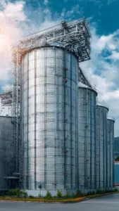 arqueação de silo para grãos