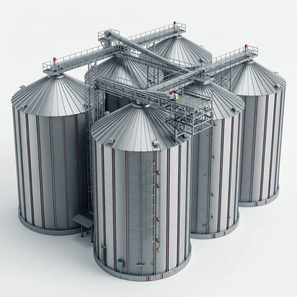 arqueação de silo para grãos